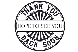 A message reads this is just intermission, we'll see you soon on the marquee of paramount theatre in seattle on march 20. Thank You Hope To See You Back Soon Svg Cut File By Creative Fabrica Crafts Creative Fabrica