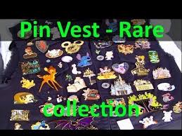 My Rare Pin Collection On A Vest Do It Yourself Disney Pins Project Youtube