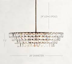 Using benches for seating at the kitchen table, adding a greenhouse reading nook or room, and adding outdoor elements inside like a wooden sliding barn door for a room are all fun. Alma Crystal Chandelier Pottery Barn