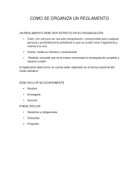 Esto ayuda a agilizar el buen funcionamiento y los servicios de las personas, es por esta razón que la mayoría de. Como Se Organiza Un Reglamento Justicia Crimen Y Violencia