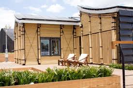 Open house newest bamboo house in haiku maui, august 2006. Sun Powered Bambu House Sprouts At Solar Decathlon Europe