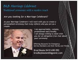 Profile for BKB Marriage Celebrant