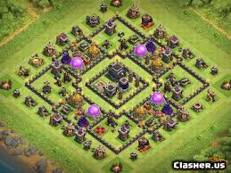 Th9 anti 3 star war base with replays!! Town Hall 9 Th9 Farm Trophy Base 418 With Link 7 2020 Farming Base Clash Of Clans Clasher Us