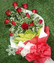 A flower bouquet is a collection of flowers in a creative arrangement. Red Roses Bouquet In The Philippines
