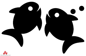 Silhouette Of Fish Swiming Fish Silhouette Animal Silhouette Fish Clipart