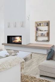 Chauffage Bois 21 Cheminees Ou Poeles A Bois Pellets Et Granules Cheminee Contemporaine Deco Salon Salon Avec Cheminee