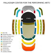 Palladium Center For The Performing Arts 2019 Seating Chart