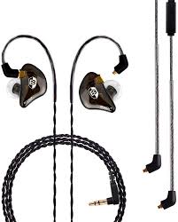 Shure has really nailed the balance between price and performance and the se215 set performed superbly throughout. Amazon Com Basn Professional In Ear Monitor Headphones For Singers Drummers Musicians With Mmcx Connector Iem Earphones Pro Clear Brown Electronics