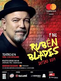 Rubén Blades ¨Intimo 2019¨ con Roberto Delgado Salsa Big Band Tal cual lo  venimos realizando desde hace ya varios años invitamos a nuestro Show  ¨INTIMO 2019¨ a Beneficio de la fundaciondaniloperez el