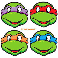 Maschere Delle Tartarughe Ninja Da Stampare Ritagliare E Colorare Compleanno Tartarughe Ninja Tartarughe Ninja Festa Tartarughe Ninja