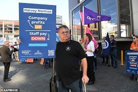 Ariarne titmus harvey norman ad. Workers Protest Outside Harvey Norman Stores After Boss Pocketed 14 5million In Jobkeeper Handouts Daily Mail Online