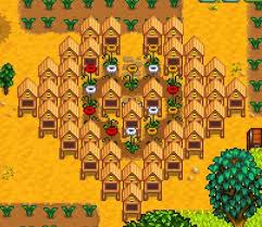 Image Result For Stardew Valley Bee Hive Layout Stardew Valley Stardew Valley Layout Stardew Valley Farms
