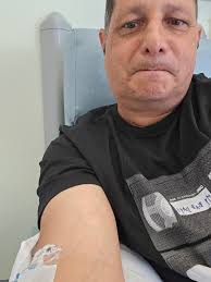 First Ocrevus infusion been here since 8am only another hour to  go............