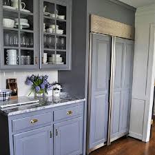 However, another way to update painted cabinets without removing the hinges and the doors is to use a faux painting technique called glazing. 10 Painted Kitchen Cabinet Ideas