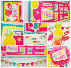 Pina Colada Pineapple Classroom Theme Flamingo Popsicles Lilly Pulitzer Inspired Tropical L Classroom Themes Classroom Decorations Printable Classroom Decor