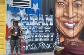 Kamala Harris is larger than life in Tallahassee