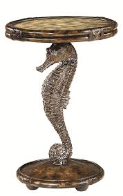 Boracay Seahorse Round Accent Table By Hammary Accent Table Wood Table Design Round Coffee Table Living Room