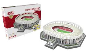 Ideal to enjoy with friends and family. Nanostad Mercedes Benz Arena 3d Puzzle Vfb Real De