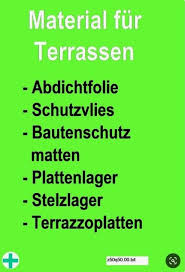 Material Fur Den Bau Von Terrassen Bodenbelage Stelzlager Terrasse Terrassen Platten