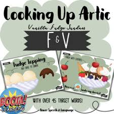 A b c d e f g h j l m p r s t v . Cooking Up Artic F And V Boom Cards Speech Therapy Distance Learning F V