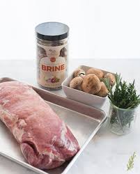 Pork loins are usually used for roasts or being cut into steaks; Bacon Wrapped Brined Pork Loin With Mushroom Gravy Sense Edibility