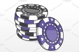 Stack Of Gambling Chips Casino Token Gambling Chips