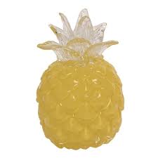 These stylish pineapple decor ideas — from bookends and door mats all the way to accent tables — will look. Glass Pineapple Decor Wayfair