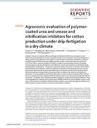 Etsy uses cookies and similar technologies to give you a better experience, enabling things like: Pdf Agronomic Evaluation Of Polymer Coated Urea And Urease And Nitrification Inhibitors For Cotton Production Under Drip Fertigation In A Dry Climate