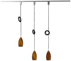 Royal Pacific 7916ag Ba 3 Light Track Pack With Amber Glass Pendant Lights 4 Feet Brushed Aluminum Track Lighting Kits Amazon Com