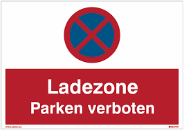 Parken verboten ausdrucken kostenlos : Kombischild Parken Verboten Halteverbot Seton