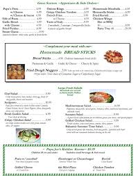 Découvrez quelques recettes de papa en cuisine classées par tags. Berkshiremenus Com Papa Joe S Ristorante Pizzeria