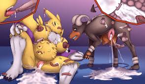 AGNPH - Gallery - 48668 - anthro breasts digimon female houndoom male oral  penis renamon schwoo schwoo-the-squid sex straight