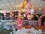 Hall Pink And White Balloon Decorations