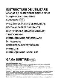 Verile aride din prezent, ar fi insuportabile fără dispozitive capabile să răcească aerul în încăperile închise. Aer Conditionat Whirlpool Amd 001 User Install Manual Ro