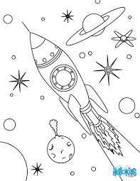 Nave Espacial Para Colorear