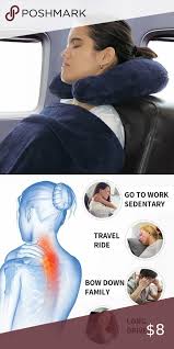Navy Blue U Shape Travel And Airplane Pillow In 2020 Airplane Pillow U Shape Travel Pillow