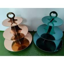 Create a festive focal point with graduation table decorations like confetti, table signs, and table toppers. High End Metalli Rose Gold Theme Three Layers Cupcake Stand Birthday Party Dessert Table Decorations Shopee Philippines