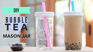 How To Make A Paper Bag Bubble Tea Bubble Tea Straws Mason Jar Diy