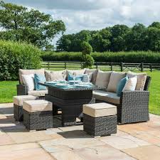 Bei mycs designst du dein individuelles möbelstück! Maze Rattan Kingston Corner Sofa Dining Set With Rising Table Maze Rattan Cuckooland