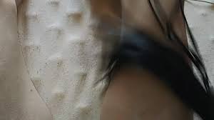 年始の暇つぶしに自分の脚をムチで打つ変態野郎！！