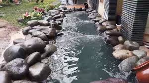 Sebagai gantinya, kania menyarankan agar dekorasi tanaman saja yang diperbanyak untuk melengkapi penampilan kolam ikan minimalis milikmu. Detail Gambar Baguuus Kolam Ikan Koi Dari Batu Alam Youtube