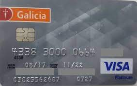 Check spelling or type a new query. Tarjeta De Banco Banco Galicia Visa Platinum Banco Galicia Argentina Col Ar Vi 0120