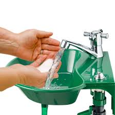 Suspended spigot garden bucket fountain | keep the bucket and through the old spigot away. Outdoor Sink And Faucet Fixture Built In Drinking Water Fountain Transforms Any Garden Spigot Into A Cleaning And Water Station Buy Online In United Arab Emirates At Desertcart Ae Productid 30312089