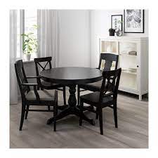 View and download ikea ingatorp extendable table instructions manual online. Ingatorp Extendable Table Black 431 4 61 Ikea Black Round Dining Table Black Kitchen Table Dining Table Black