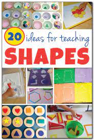 You will find shapes everywhere: 20 Ideas For Teaching Shapes To Kids Gift Of Curiosity