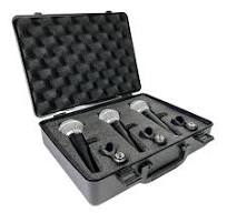 SAMSON Professional Dynamic Microphone 3 Mic in One Box