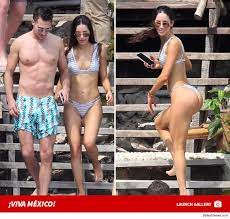 Model's bra size is 32a. Fitness Model Jen Selter Hands On With Big Time Rush Singer James Maslow