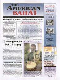 The American BaháíVolume 32Issue 8Text - Bahaiworks, a library of works  about the Baháí Faith