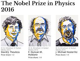 Anul trecut, premiul nobel pentru fizica a fost atribuit cercetatorilor takaaki kajita (japonia).citeste mai departe despre premiul. Premiul Nobel In FizicÄ Pentru 2016 Science Friction