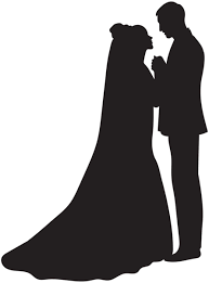العروس والعريس صورة ظلية Png صورة Bride And Groom Silhouette Silhouette Png Silhouette
